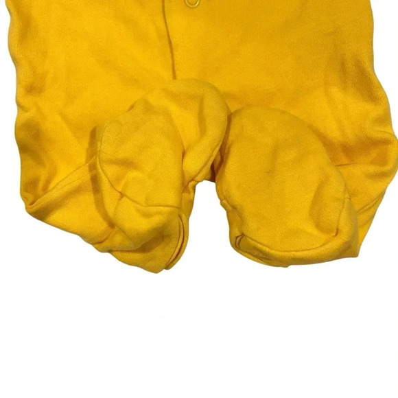 NWOT Vintage Disney Winnie the Pooh Footie Outfit Red and Yellow Size Newborn - Picture 5 of 6